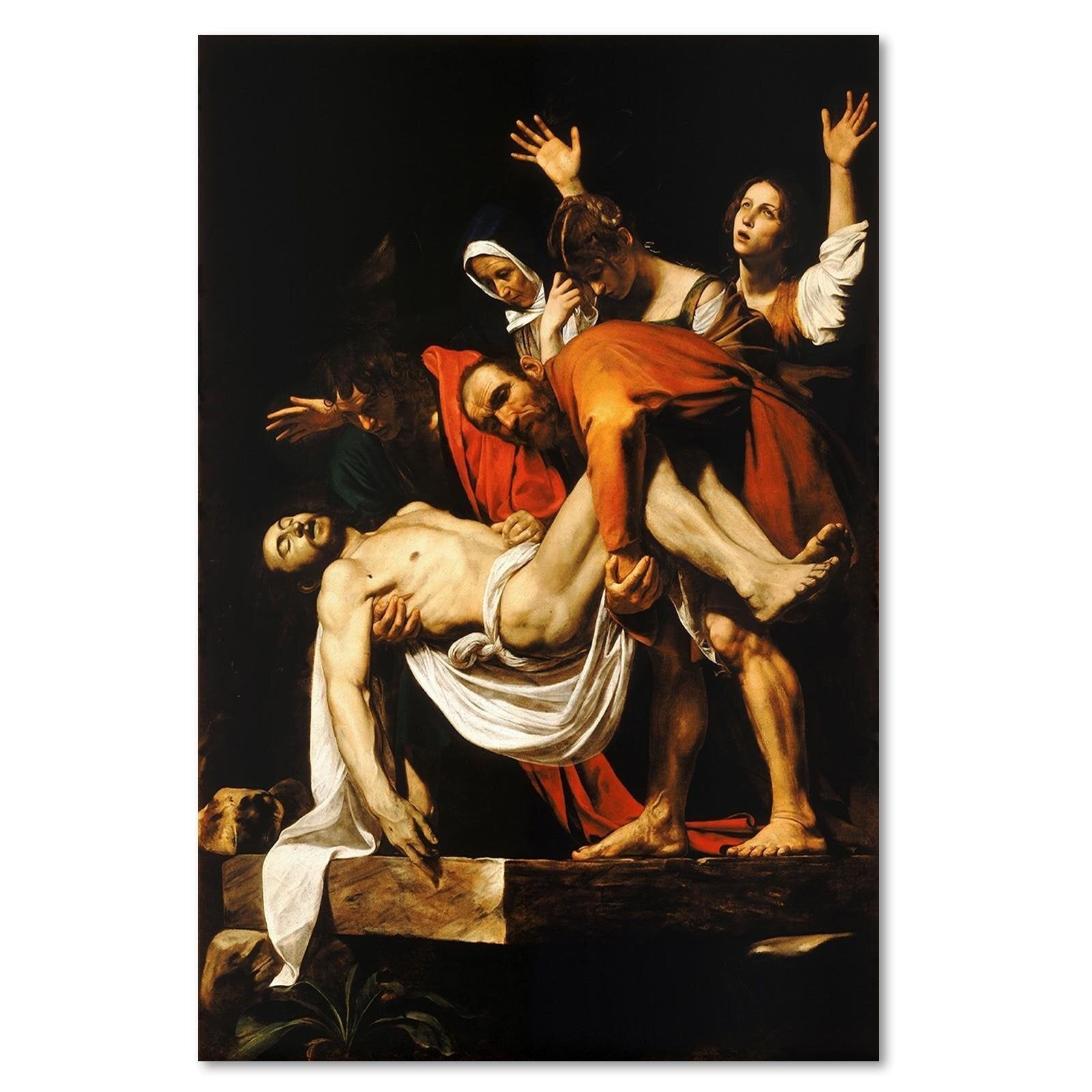 Obraz, Zdjęcie z Krzyża - Caravaggio reprodukcja 70x100