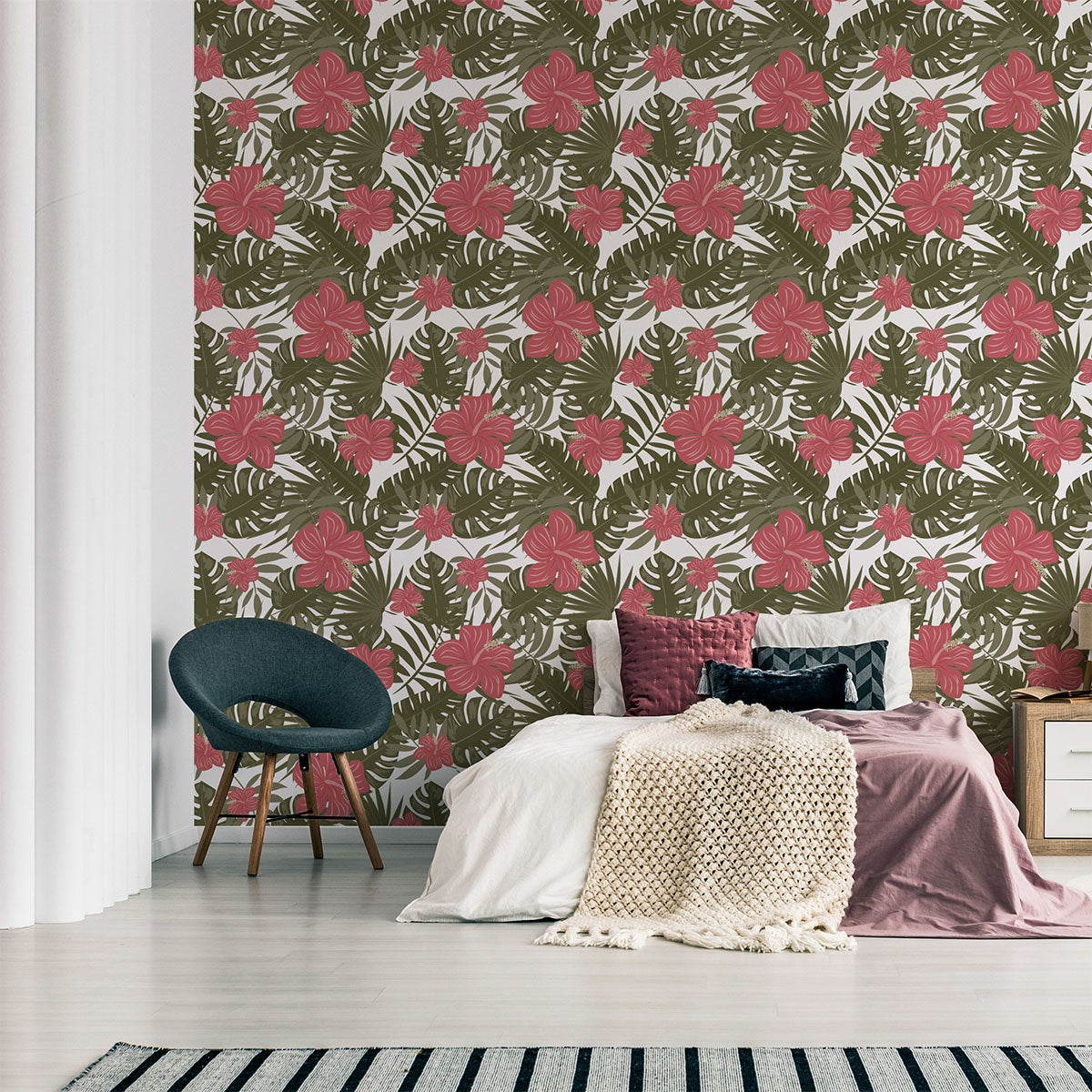 Adesivo arazzo tropicale Trinidad - Sticker adesivo - adesivi murali - 30x30cm - 5