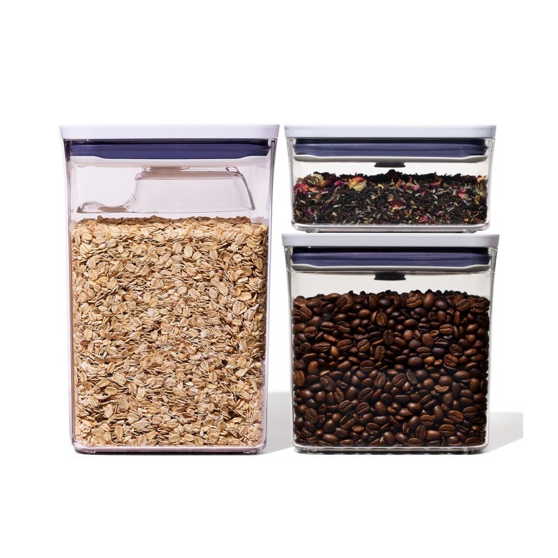 OXO zestaw 3 pojemników + miarka Pop Good Grips