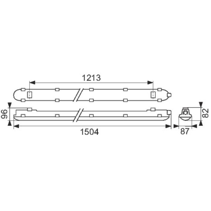Philips - Luminaire étanche CORELINE WT120C-840497 - 840497 - 4