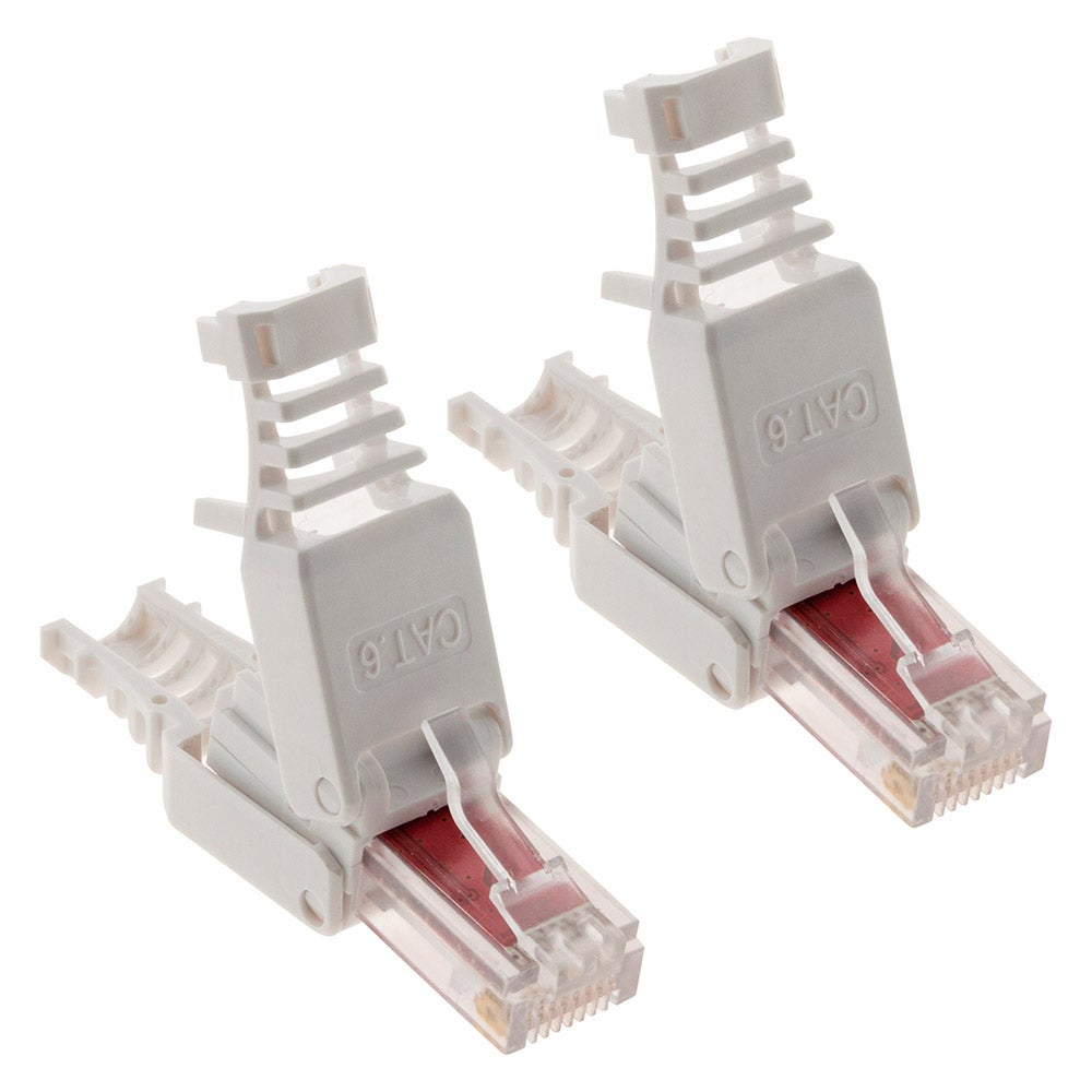 Lot de 100 fiches RJ45 CAT 6 sans outil - Zenitech - 2