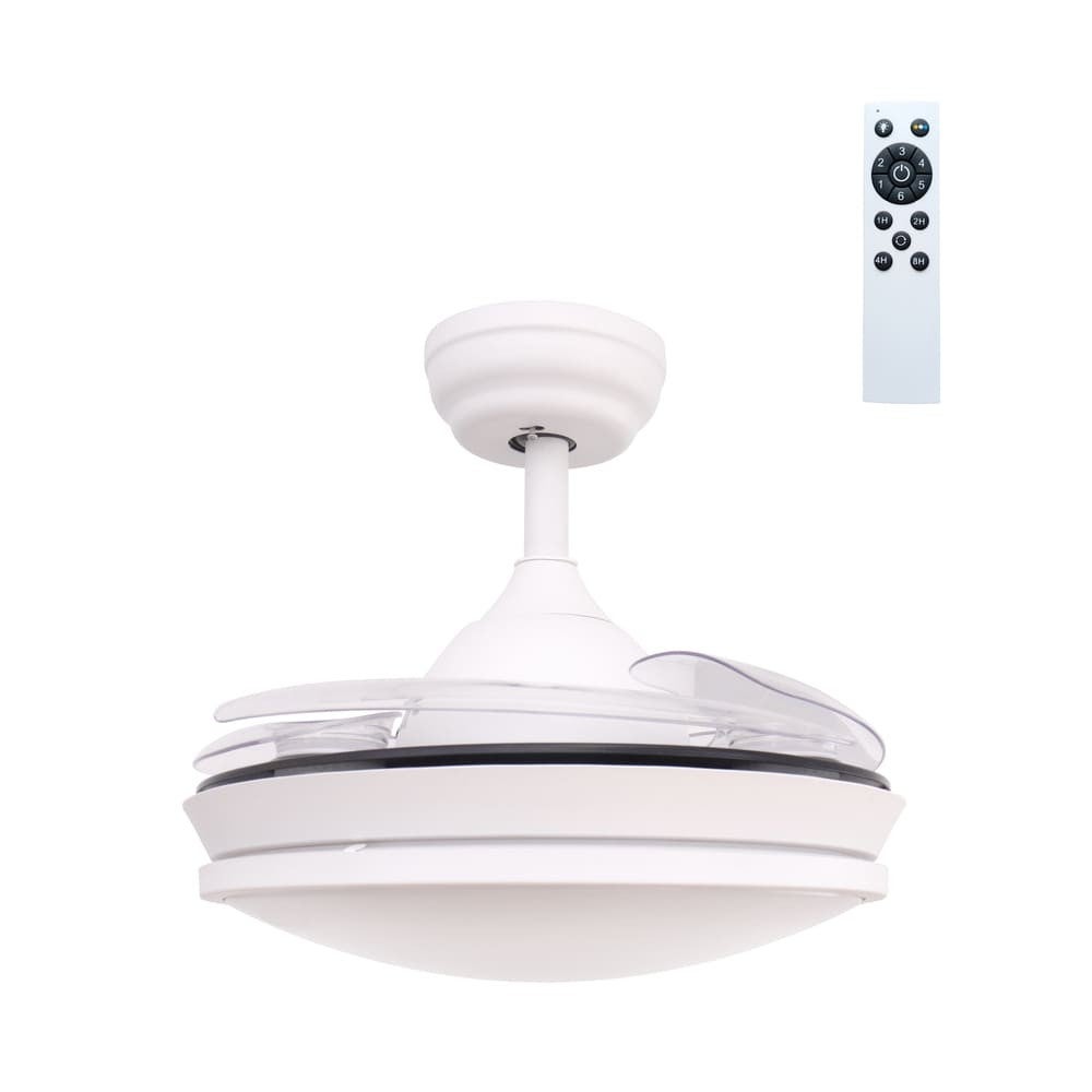 VONLUCE 132 CM Ventilatori da Soffitto con Luci e Telecomando Ventilatore da Soffitto in Legno con 3 Pale Motore DC Reversibile Silenzioso a 6 Velocità per Camera da Letto Soggiorno Studio Patio
