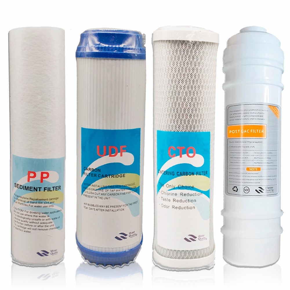 Kit de 4 filtres de rechange pour l'ultrafiltration sous évier Filpur | Leroy Merlin