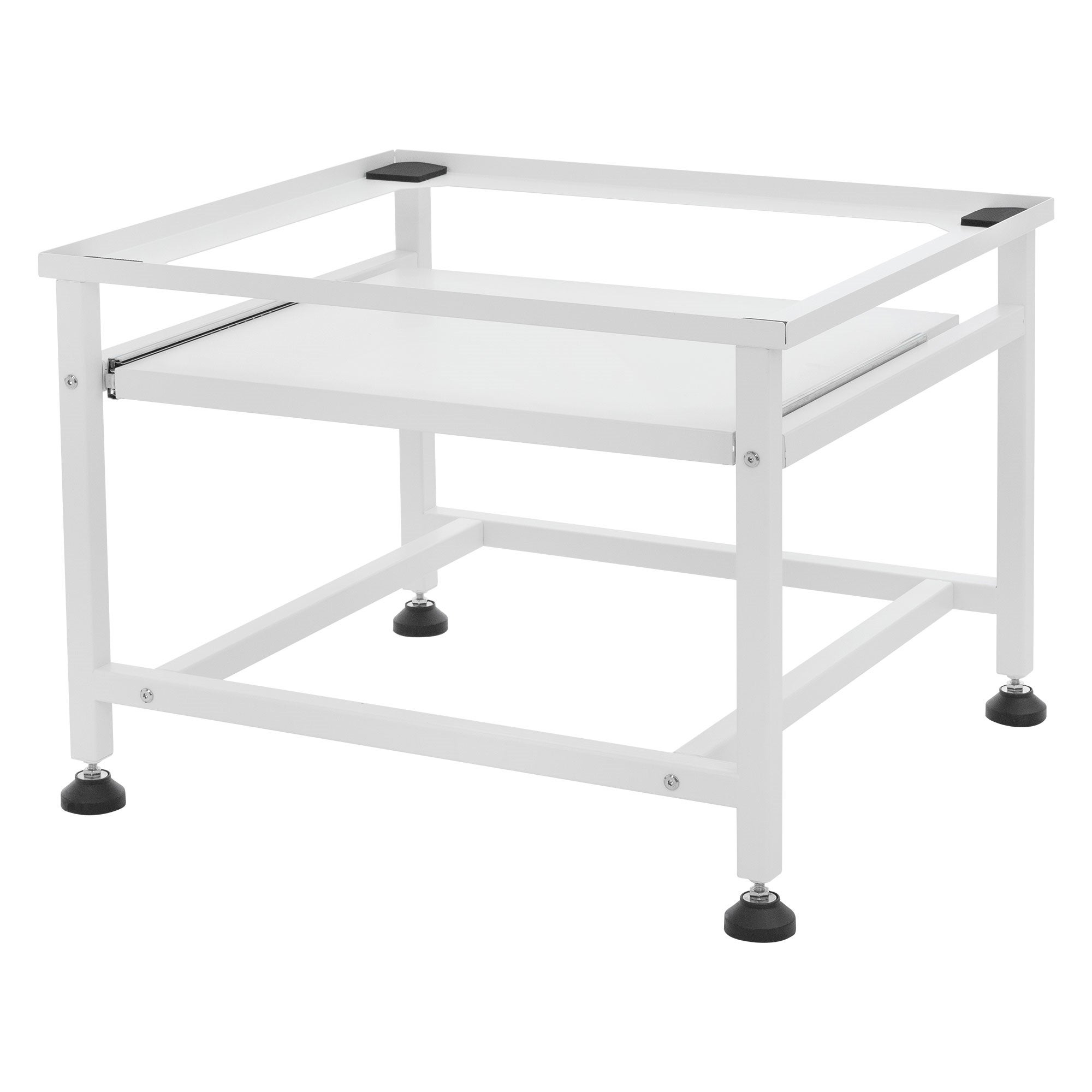 Ml Design Modern Living Ml-Design Pedestal Para Lavadora O Secadora 62,5 X 50.1 X 40.5 Cm De Acero Base Estable Y Robusta, Soporte Universal Capacidad Carga 150Kg Blanco , Leroy Merlin