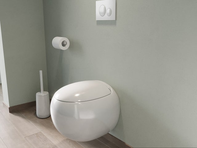 WC suspendu blanc en céramique - HURO II