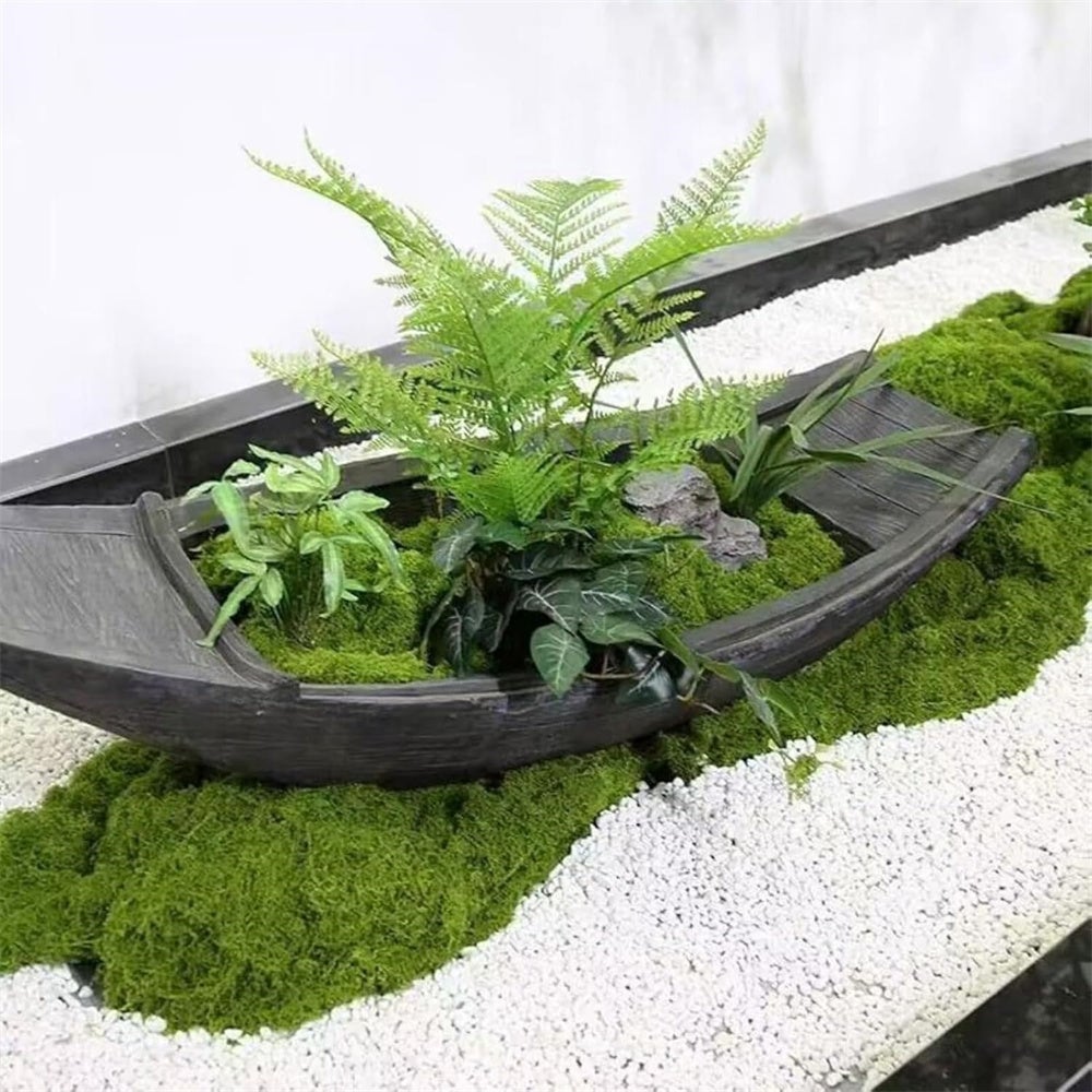 Muschio, verde chiaro, imitazione muschio naturale, muschio artificiale, ideale per lavori artigianali, decorazioni pasquali e natalizie, 100 x 100 cm - 6
