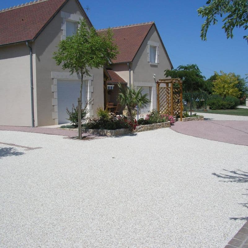Dalle stabilisatrice graviers Blanche - 120 x 80 x 2,9 cm (soit 0,96 m²) - Vendu à la pièce - 3