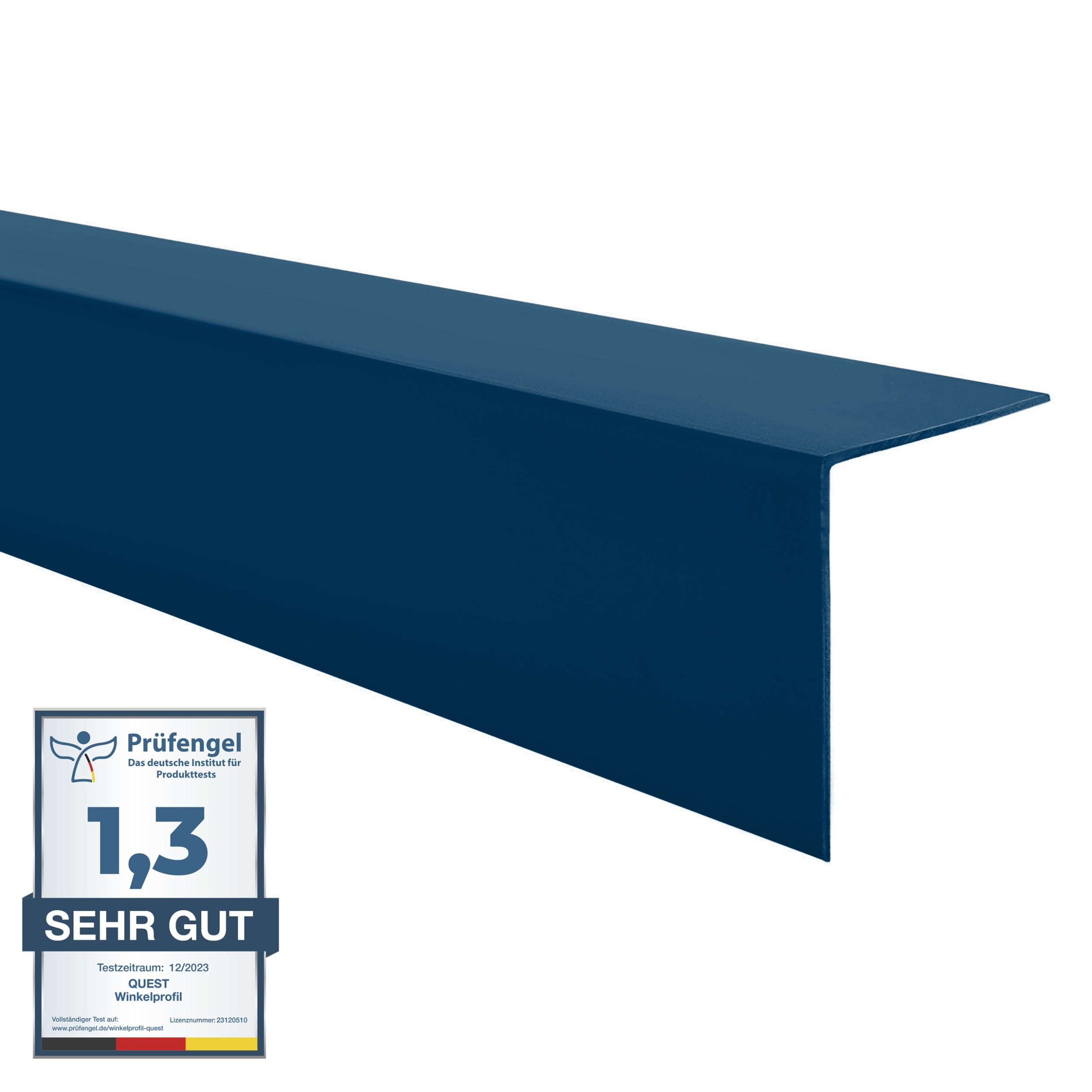 Profilé De Protection D'Angle En PVC Rigide 100cm - Cornière Pour Mur/Meuble, Blanc 20x20mm | Finition Coin Résistante