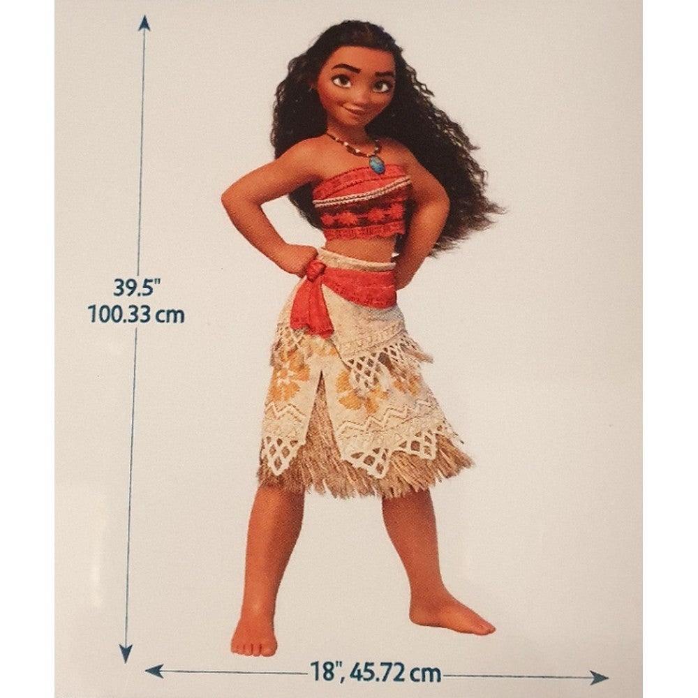 Sticker géant repositionnable personnage Vaiana DISNEY - Haut 100 cm - 3