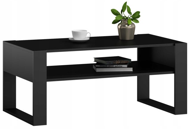 Ława stolik kawowy KAJA czarna loft retro 100cm