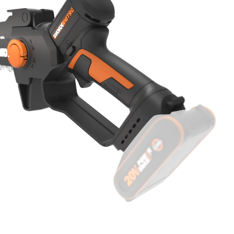 Motosega Potatore a Batteria WG325E.9 20V Brushless Solo Corpo Barra 12 cm - Worx Nitro - 4