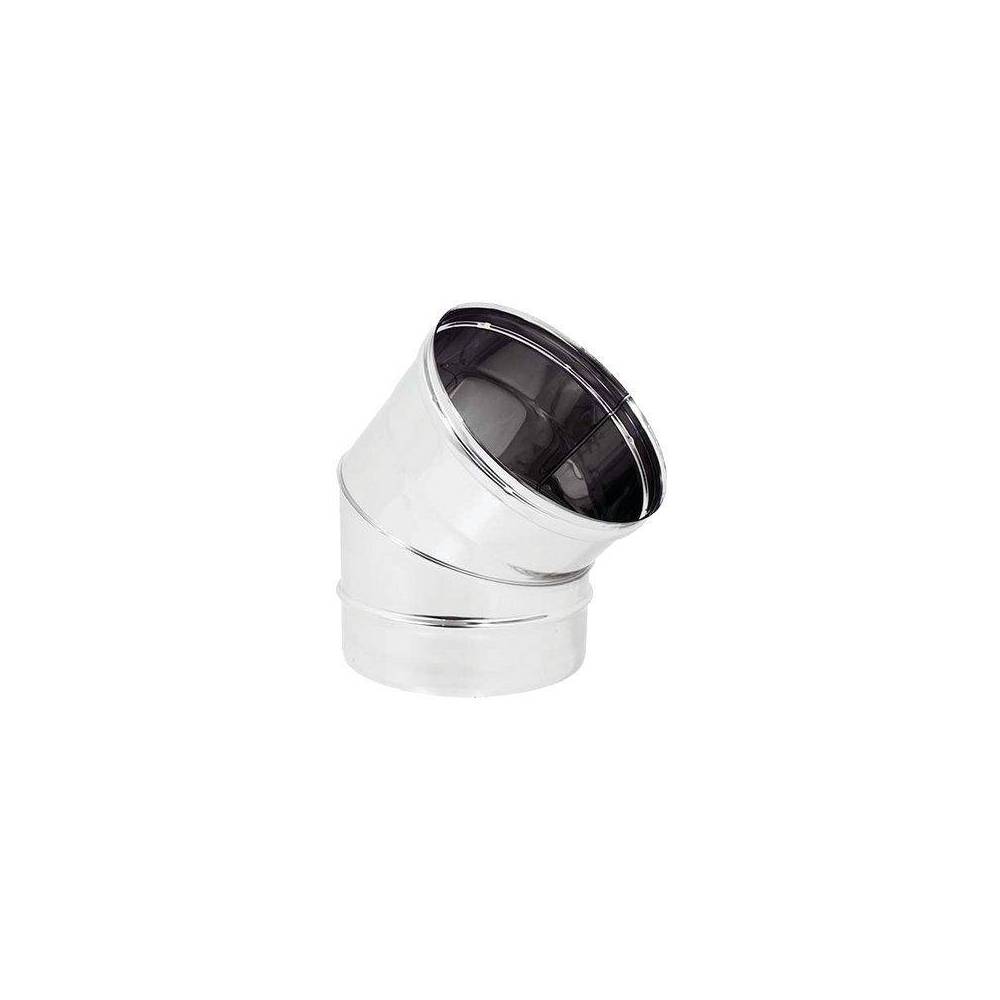 COUDE EN ACIER INOXYDABLE AISI 304 45° CM 30 | Leroy Merlin