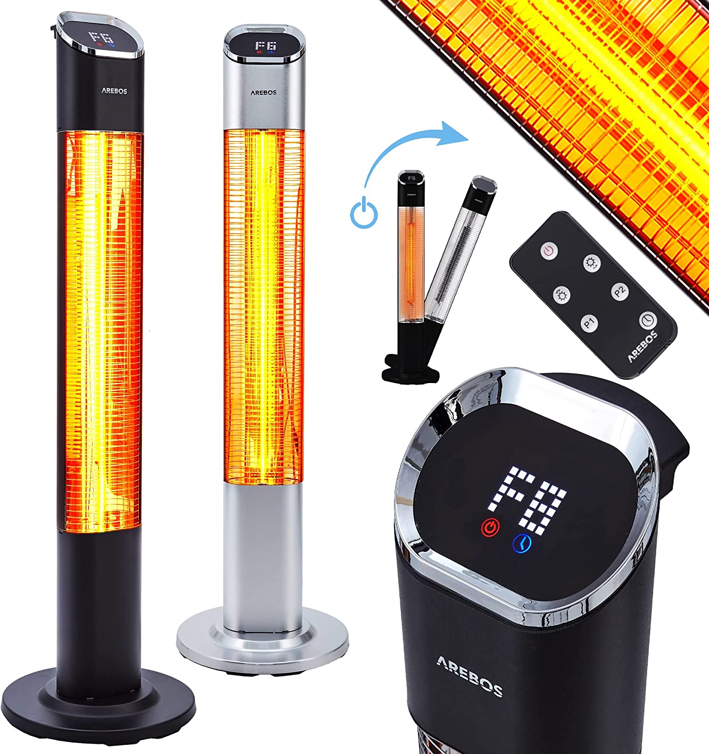 Lausanne Vertical - Camino Elettrico | Potenza Riscaldante: 1000 O 2000 - Foto 9