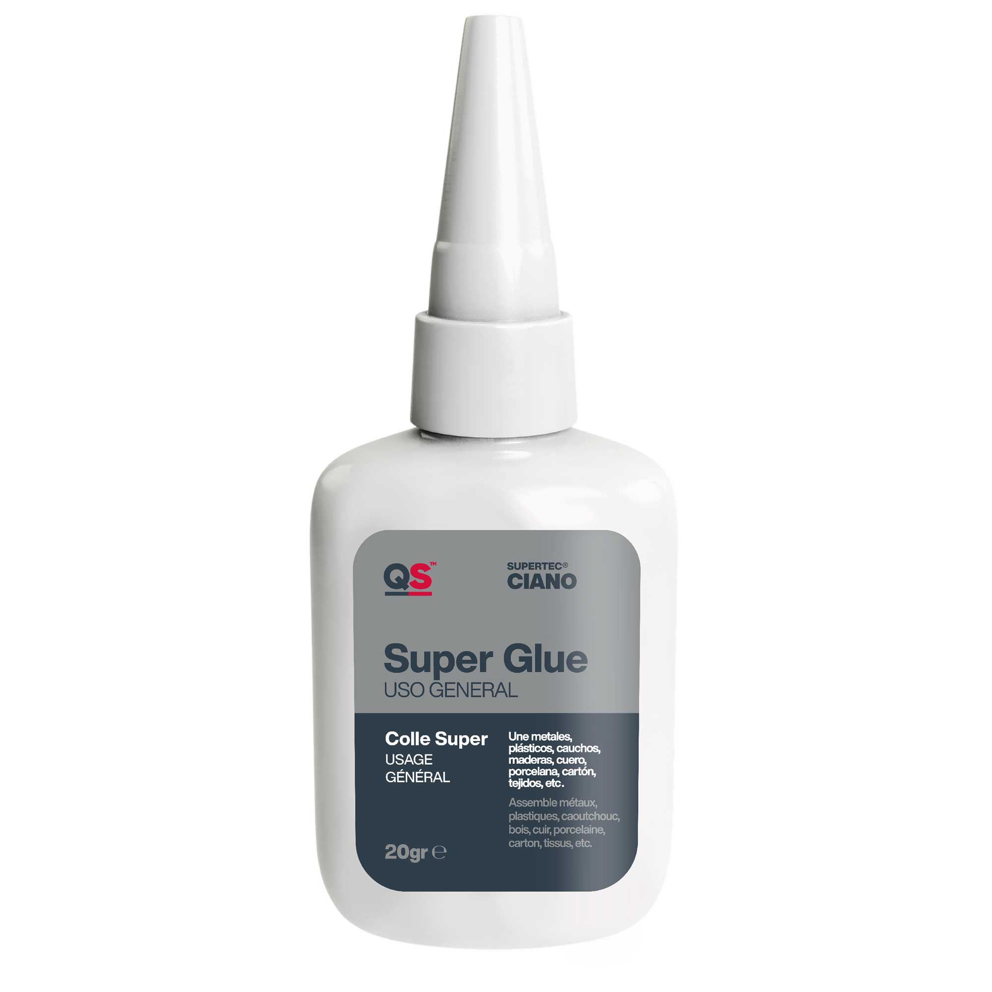 Colle super liquide QS Adhesive Solution Ultra Fast 20 g cyanoacrylate ...