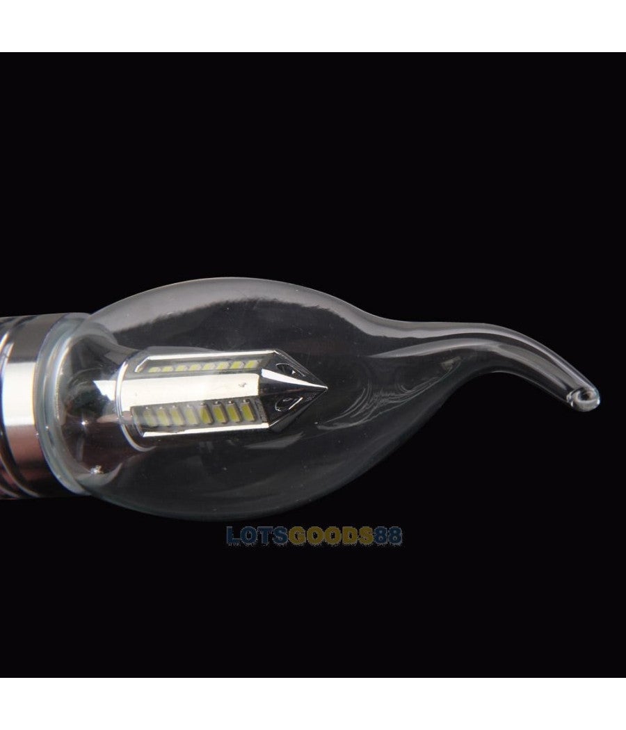 Trade Shop - Lampada Lampadina 20 Led 4w Watt Alta Luminosita E14 Luce Calda Fredda Fiamma - Bianco Freddo - - 3