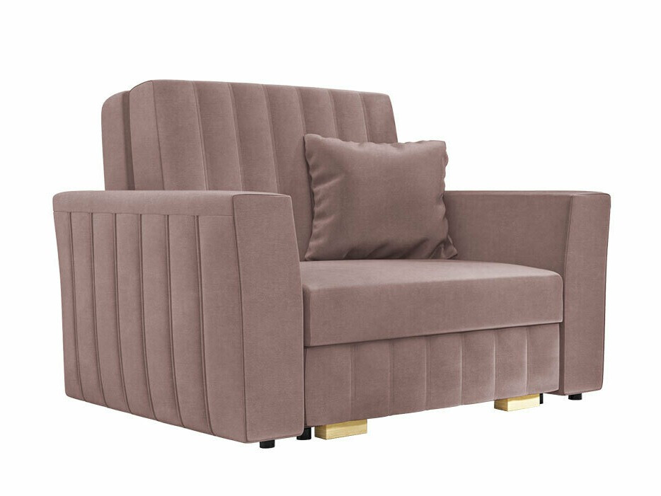 Sillón columbus 135, rosa, 85x115x98cm, tapiz, patas: plástico, madera, muebles ya montados