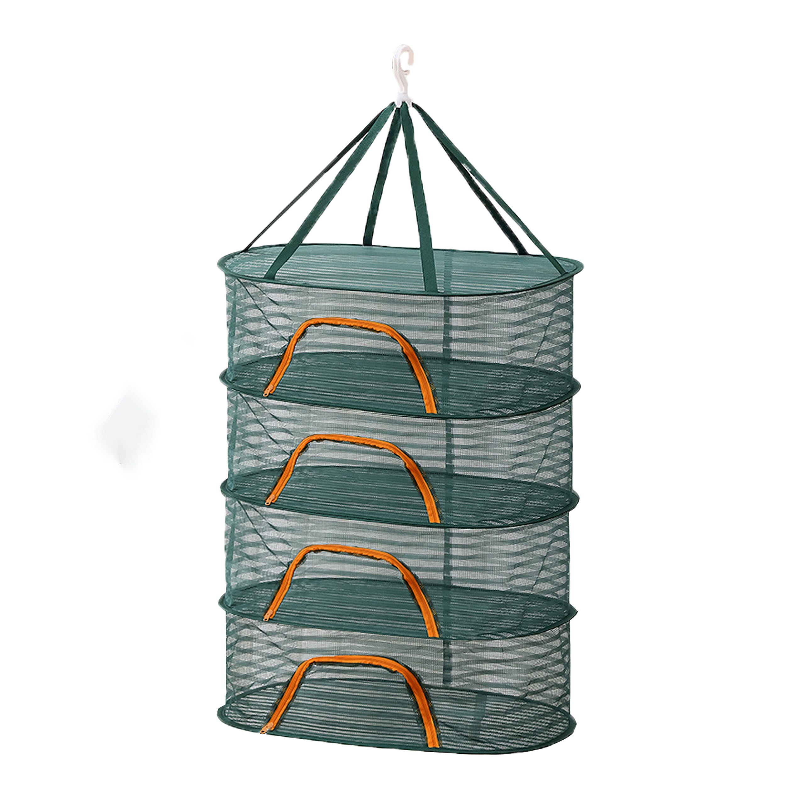 Séchoir à Plantes Filet de Séchage Suspendu Pliable en Maille 6 Couches Séchoir à Plantes Filet de Séchage Suspendu Pliable en Maille 6 Couches