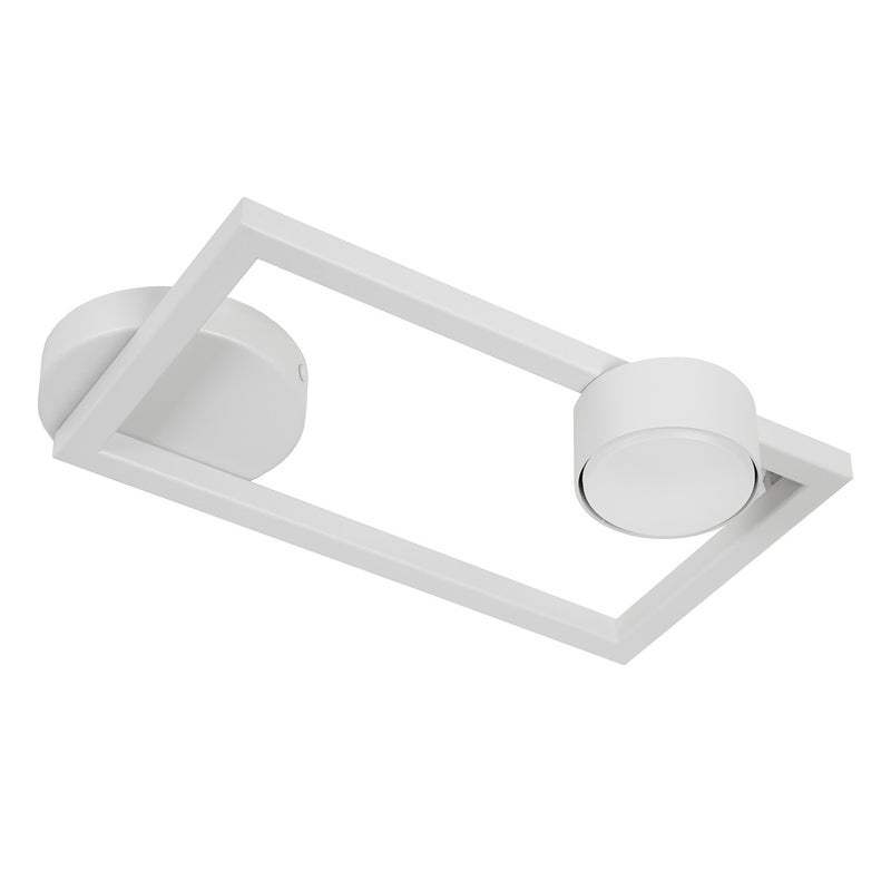 Reflektor sufitowy spot natynkowy Frame prostokątny jasny szaro-beżowy 1xGX53x12W wym: 7,7 x 33,5 x 23,5 cm metal SIGMA