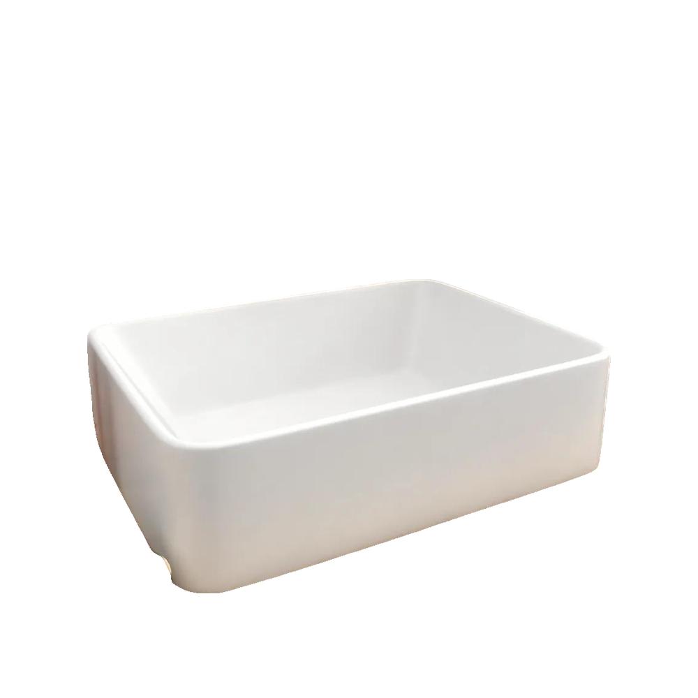 Umywalka vidaxl Lavabo de luxe Biała ceramiczna nowoczesna matowa