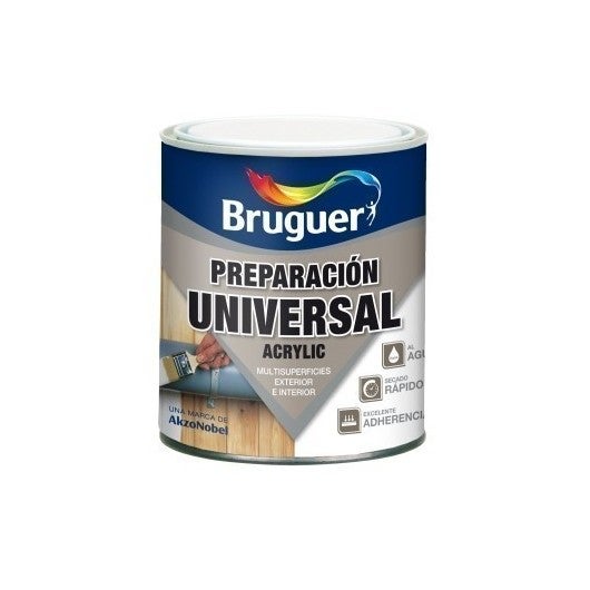 Préparation acrylique universelle - blanc - 0.25l 5120576 bruguer. - 3
