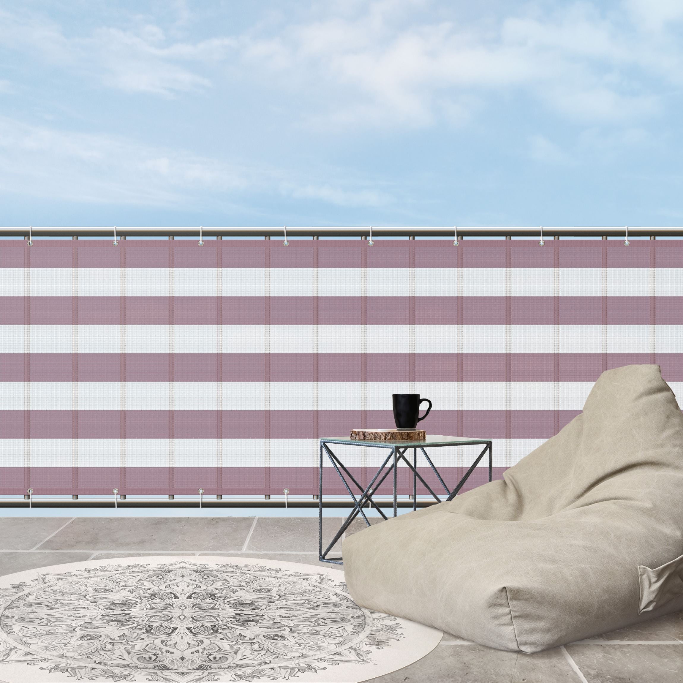 Cravate Paul Smith MAINLINE En Soie - Rayures Mauves Et Multicolores - Made In Italy