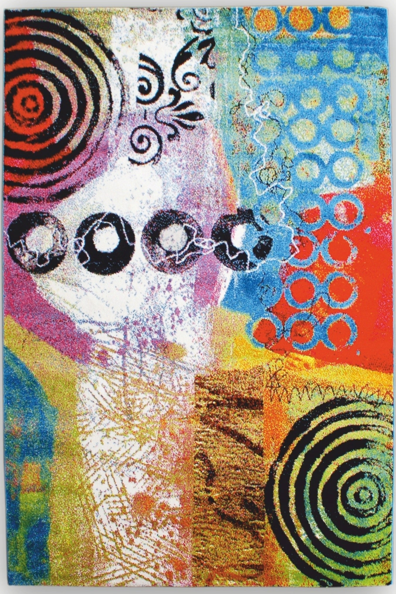 DYWAN FOLKLORE J361A NOWOCZESNY KOLOROWY 120x170
