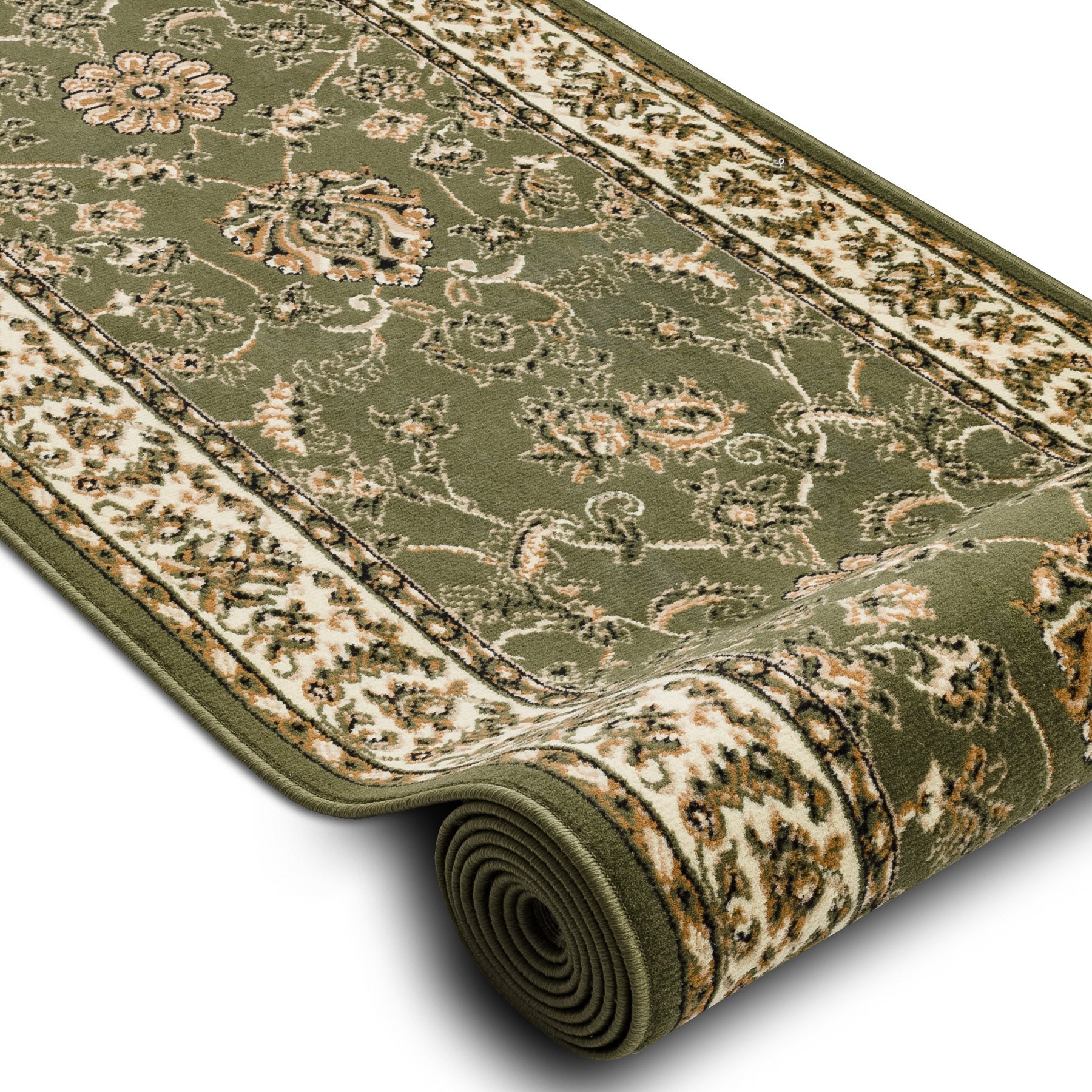 CHODNIK BCF MORAD Klasyk klasyczny oliwka zielony 100 cm 100x860 cm - 2