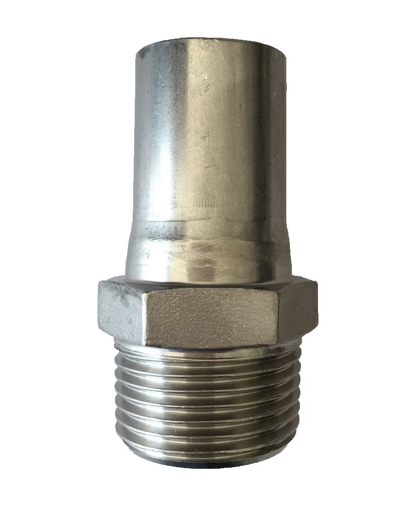 RACCORDO DIRITTO MASCHIO IN OTTONE TIEMME 1" X 32 - Foto 4