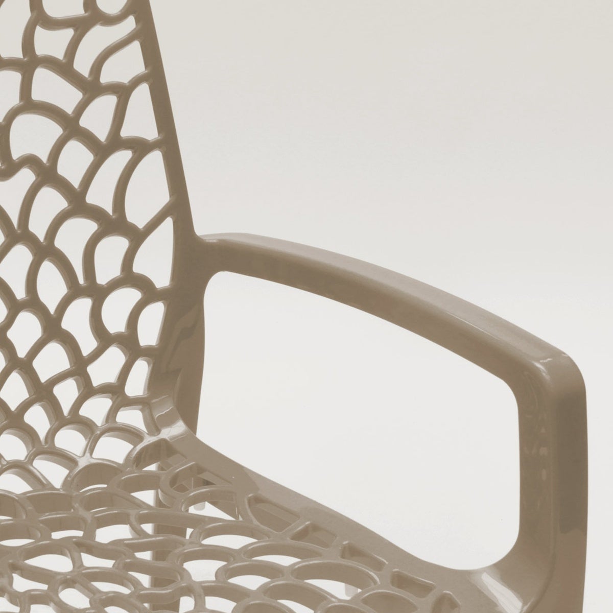 Chaise en polypropylène accoudoirs jardin café Grand Soleil Gruvyer Arm - 6