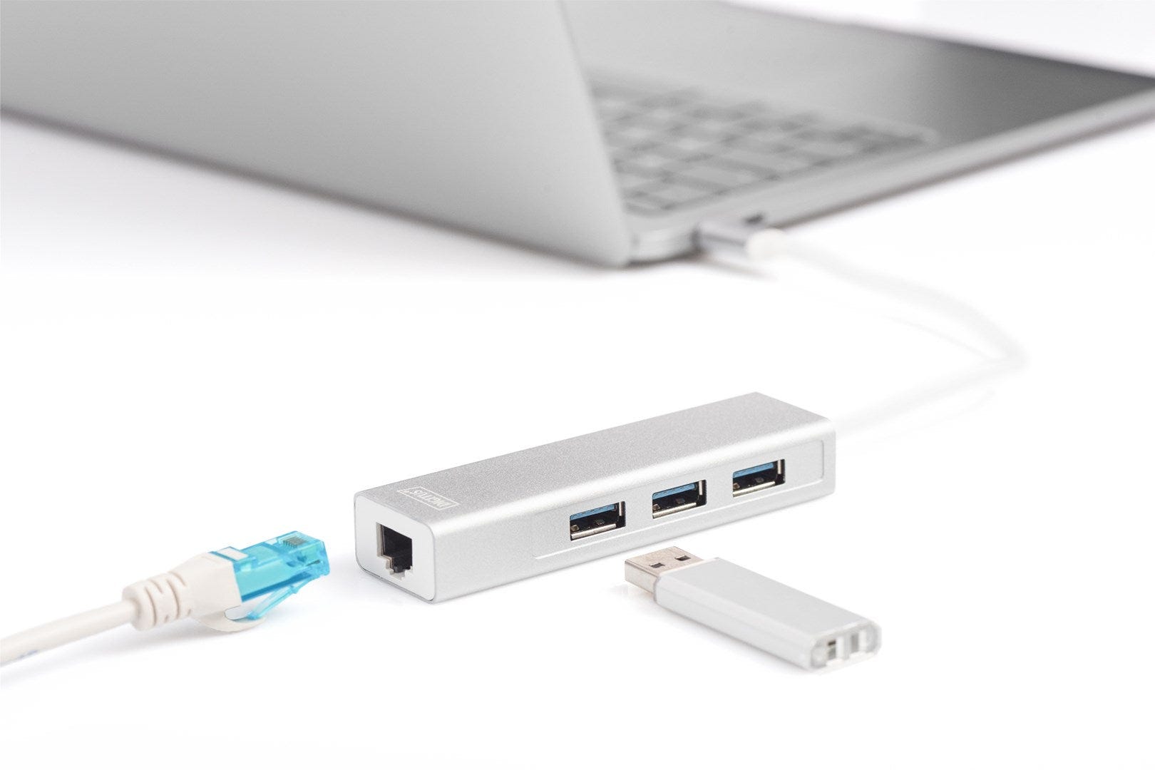 Da Usb Device DIGITUS DA-70255 Hub USB Type-C 3 ports avec Ethernet Gigabit | Leroy ...