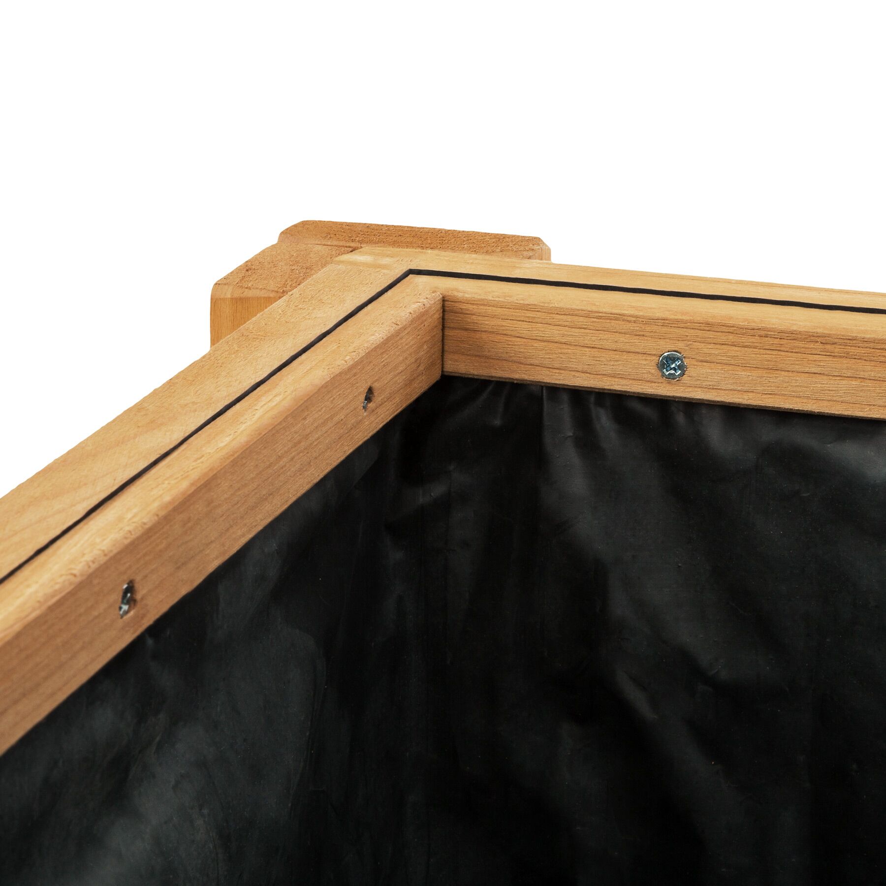 Carré Potager de jardin sur Pied Surélevé en Bois avec étagère marron - 6