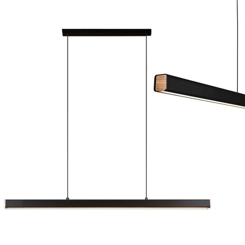 Lampa Sufitowa Wisząca Led Toolight App1447-Cp Czarny 80Cm
