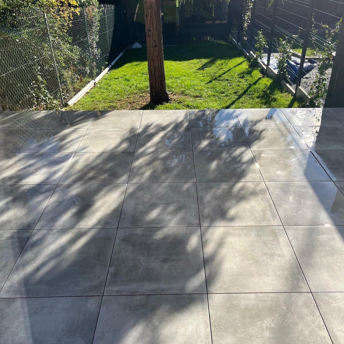 Dalle extérieure GRISE l.60xL.60 cm - Epaisseur 20 mm - 9