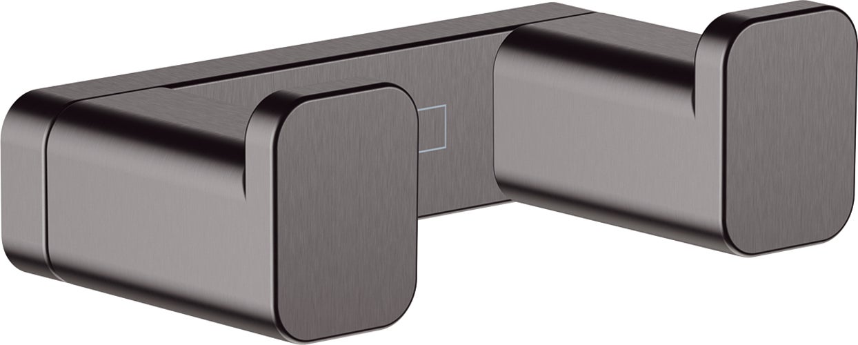 Gancho toallero doble AddStoris de hansgrohe, 41755340, Color: Brushed ...