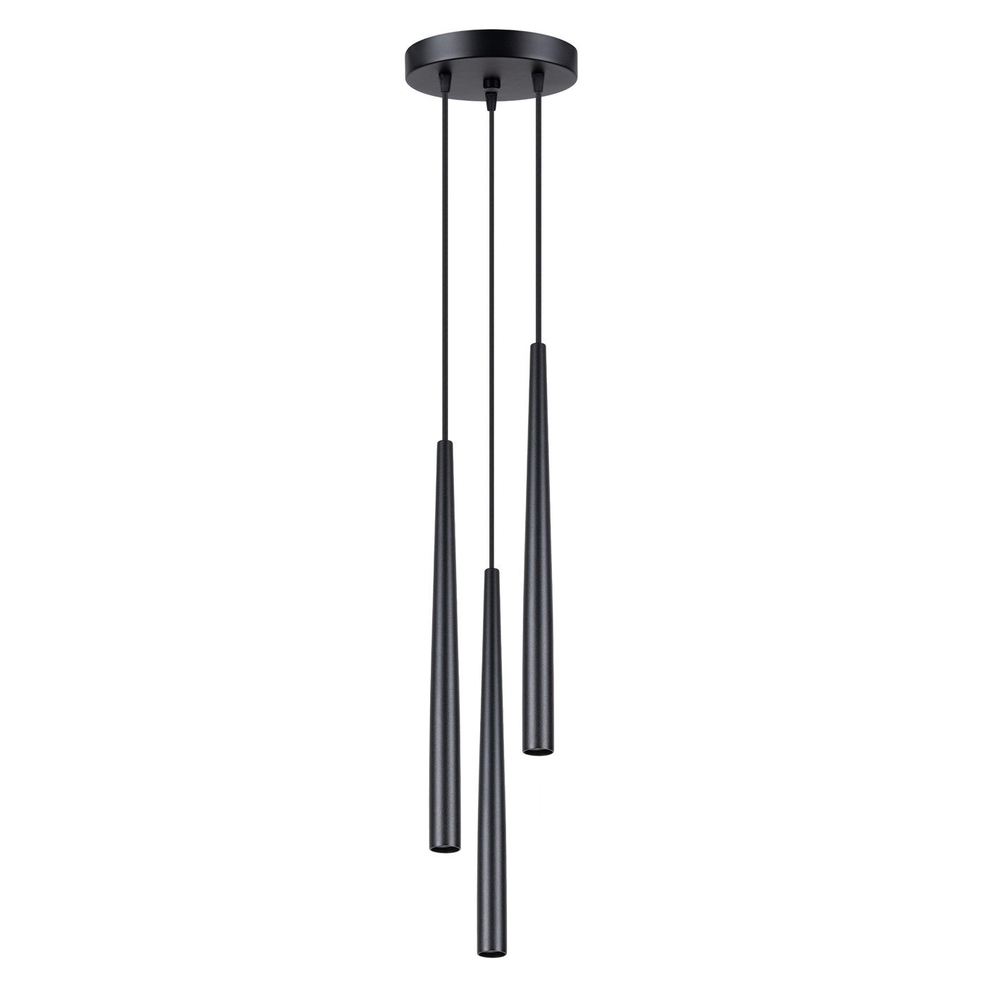 Lampa wisząca Bliss czarna 3xG9x8W nowoczesna wym: 118 x 19,5 x 19,5 cm metal Sollux Lighting