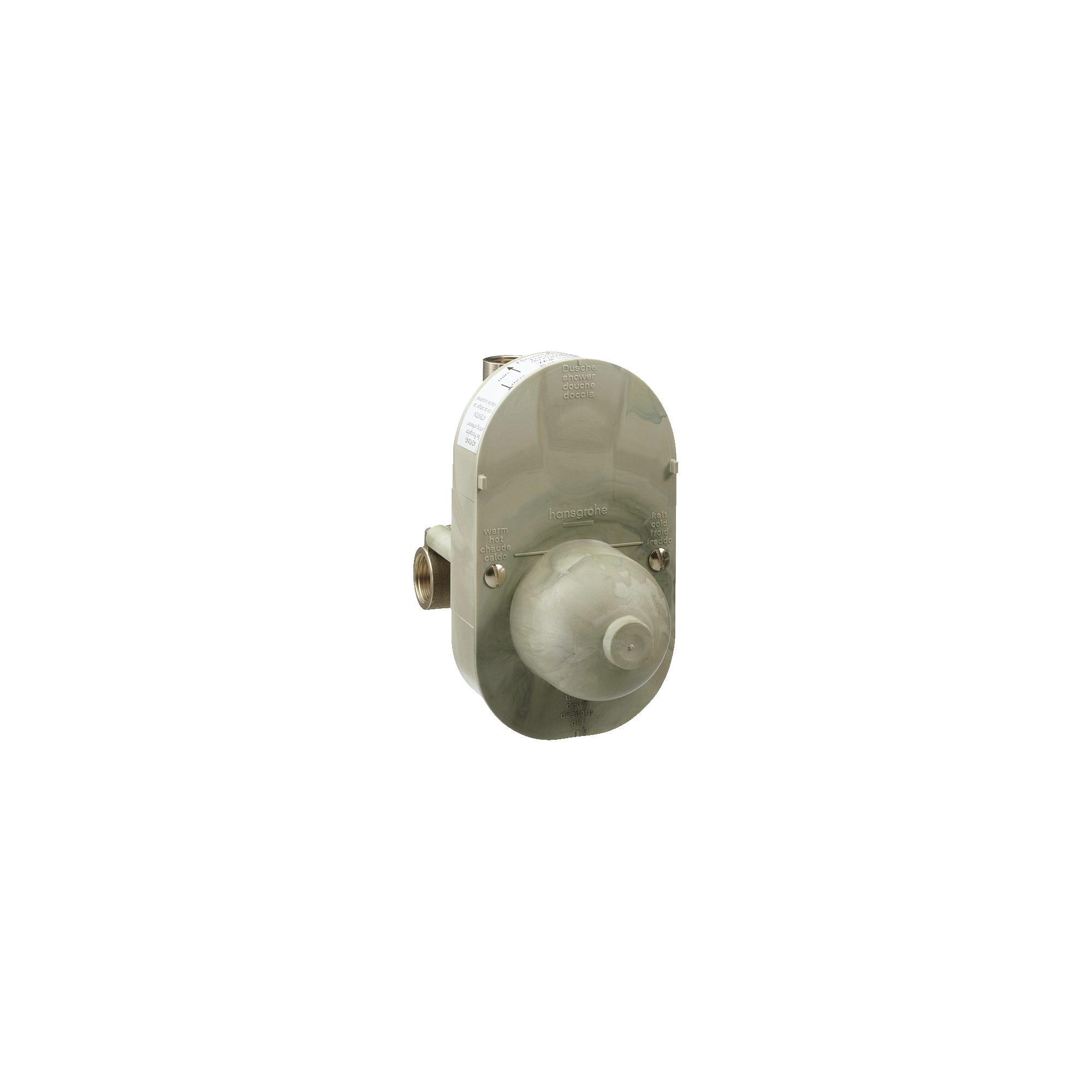 Rubinetto per doccia getto laminare cristallino Novus cromo lucido HANSGROHE - 2
