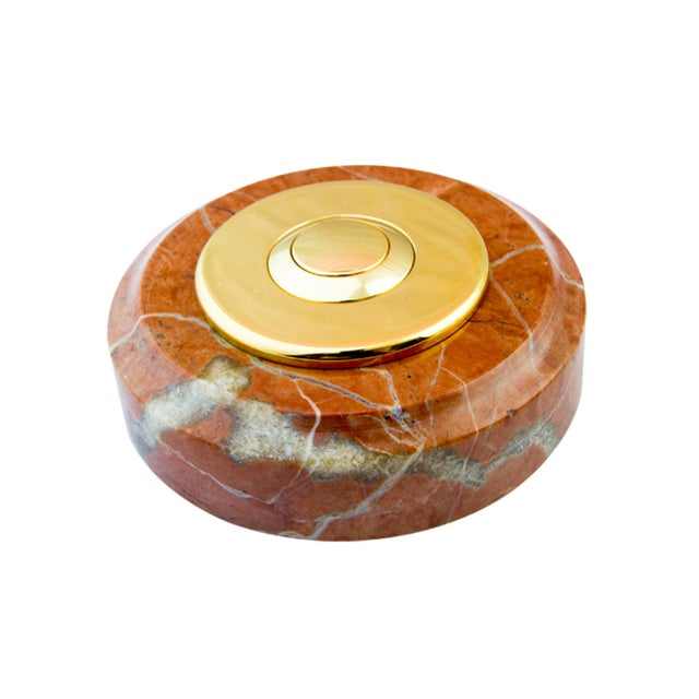 DKO ELEC Sonnette Elvas filaire marbre vert bouton laiton | Leroy Merlin