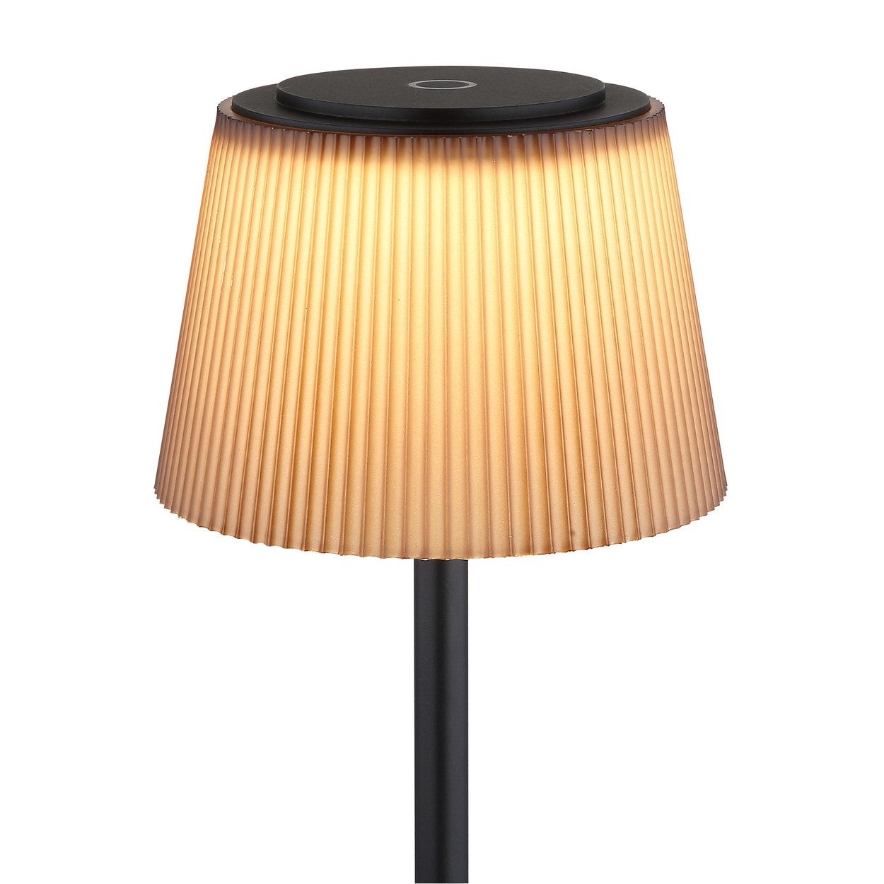 Lampadaire LED intégré noir mat, marron IP44 LED à intensité variable 3&nbsp;000-4&nbsp;000 K variateur tactile - 4
