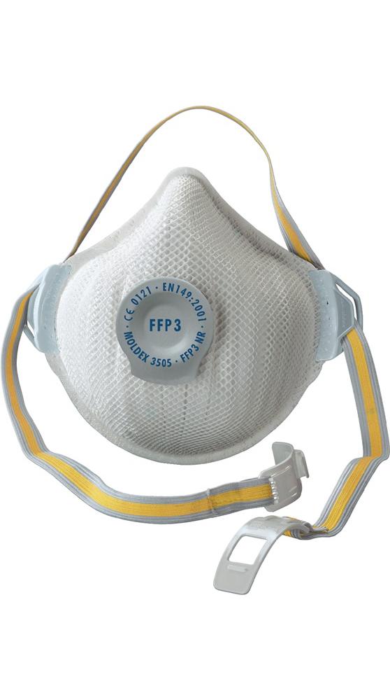 Masque FFP2S Moldex Avec Valve - Protection Respiratoire - Ajustement Automatique