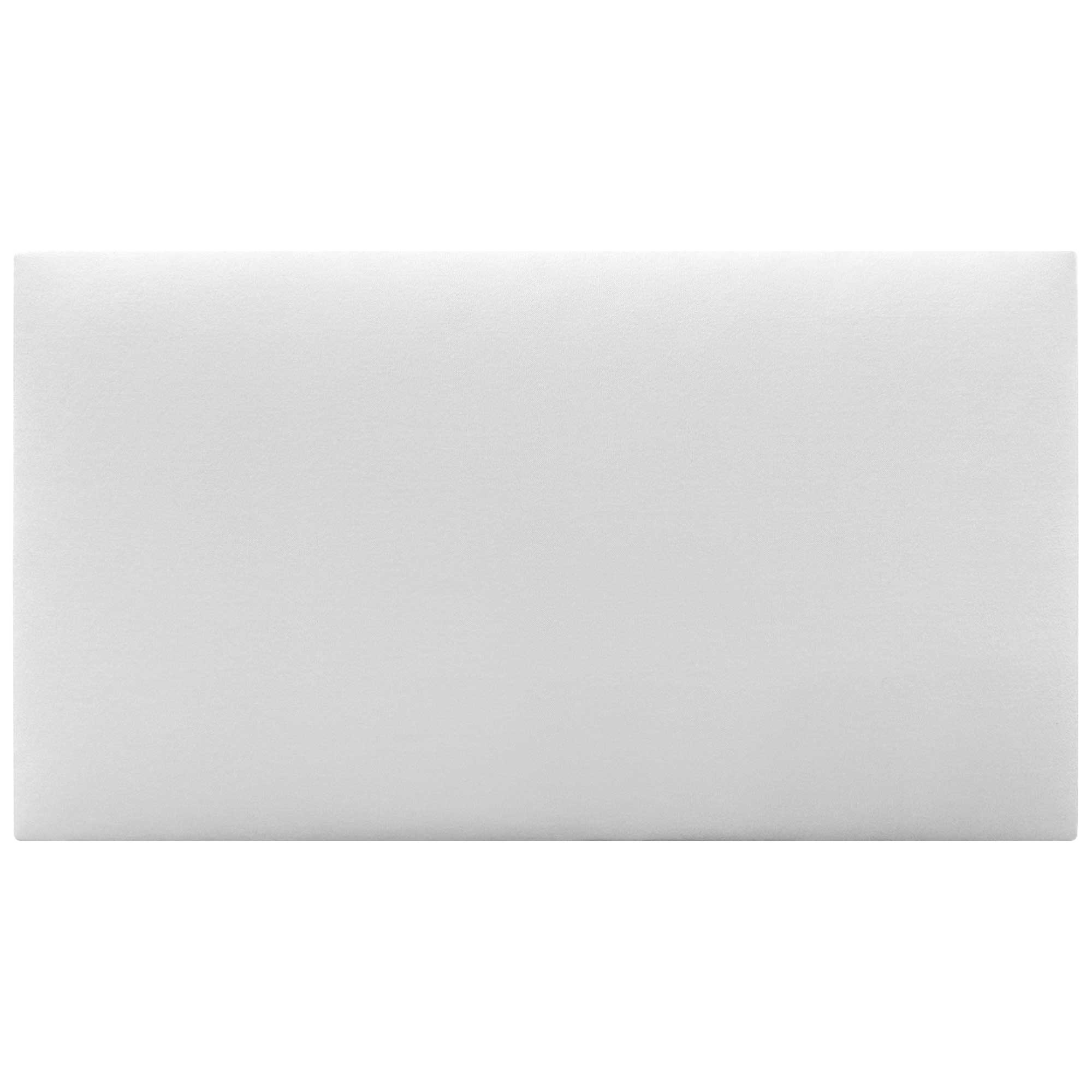 DHOME Cabecero de Tela AQUALINE Liso cabeceros Cabezal tapizado Cama Lujo (Tela Blanco, 105cm (Camas 80/90/105)) - 3