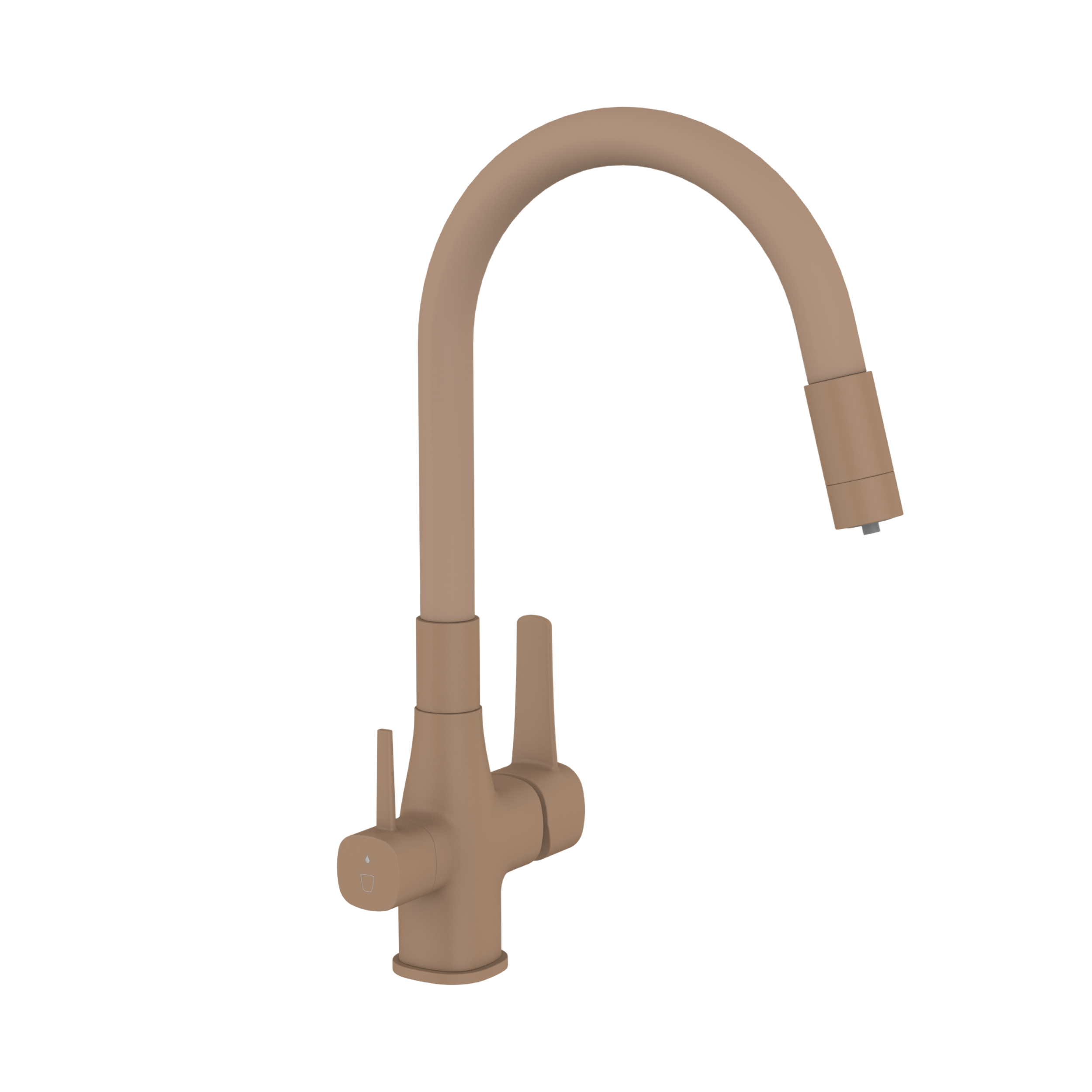 Bateria kuchenna z filtrem Invena Magic beżowa