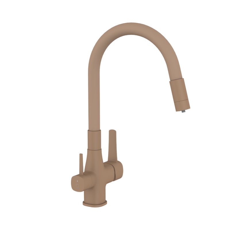 Bateria kuchenna z filtrem Invena Magic beżowa