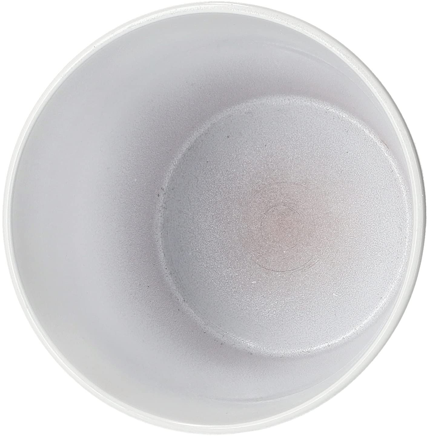 Zestaw 2x doniczka donica osłonka ceramiczna na kwiaty rośliny biała 13 cm - KOTARBAU - 6