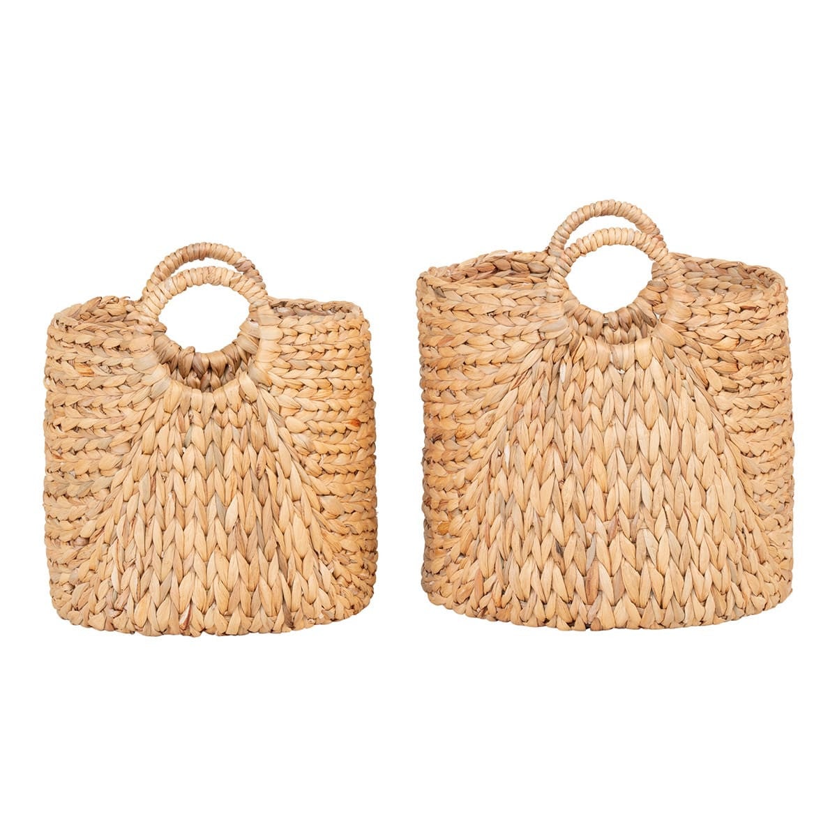 Lot paniers en feuille de palmiers - Terra Deco