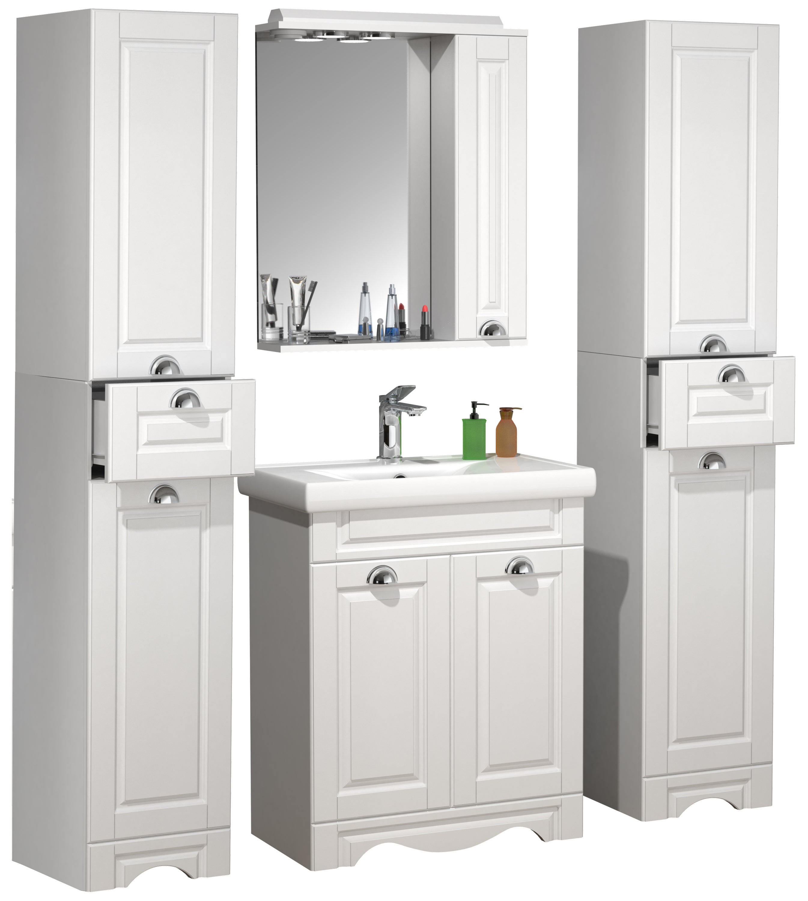 umywalka do mebli łazienkowych Casalo Biały W. 180 x S. 128 x G. 46 cm