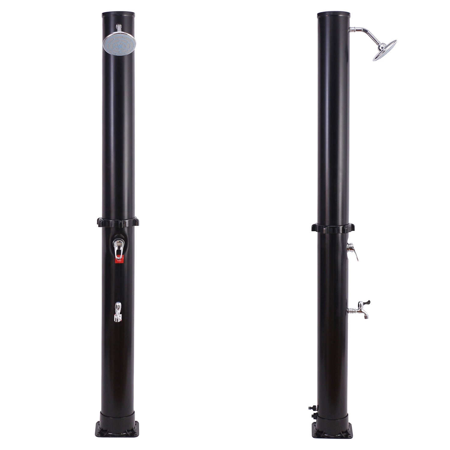 Ducha solar FIDGI negra 35L - 3