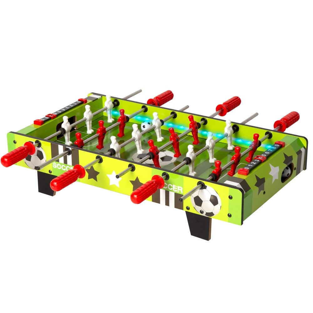 Futbolín de mesa madera c/luces 60x32x14 cm cb games