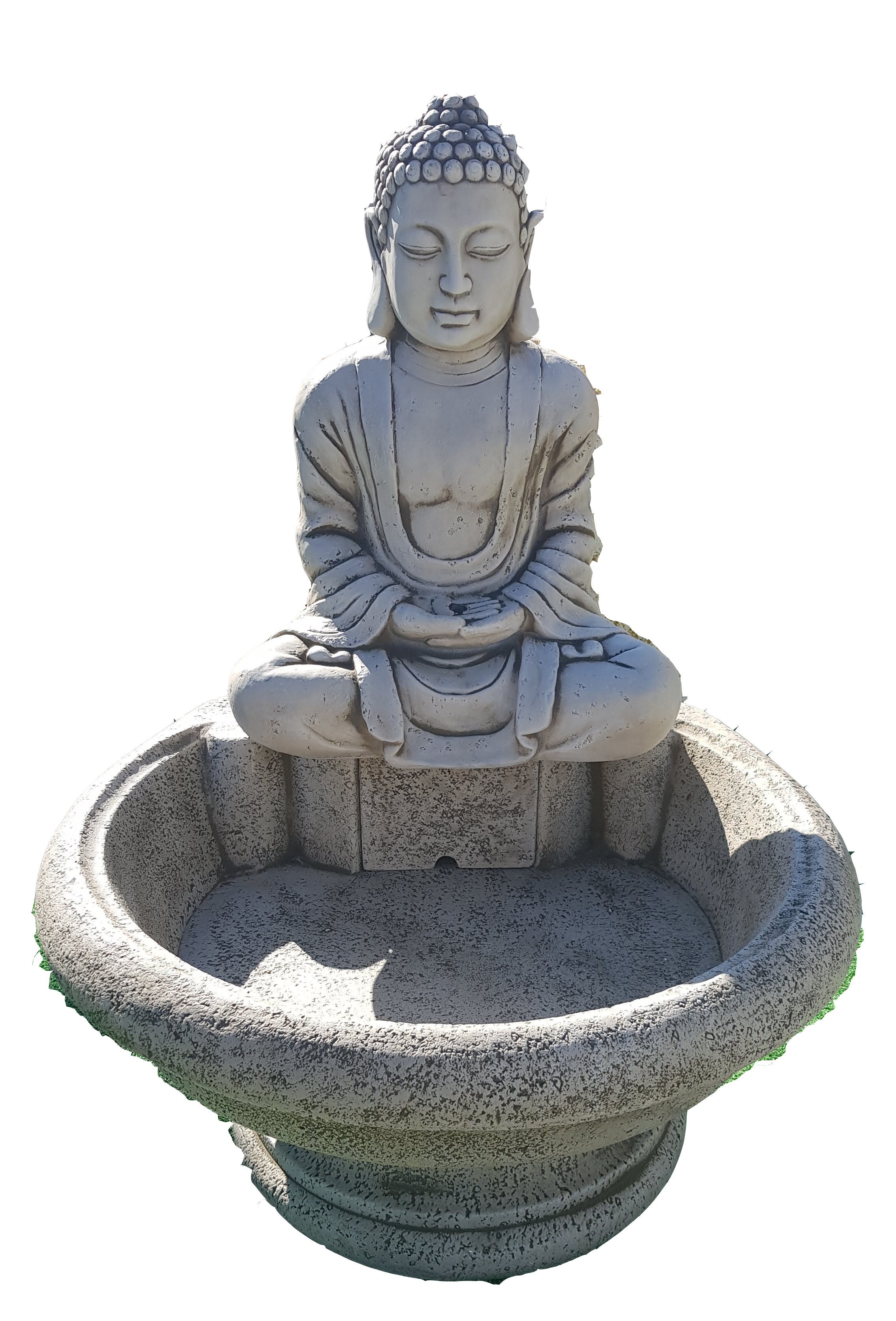 Fontaine de Jardin MING 64x100cm. de Pierre de Betón. Couleur Mousse - 5