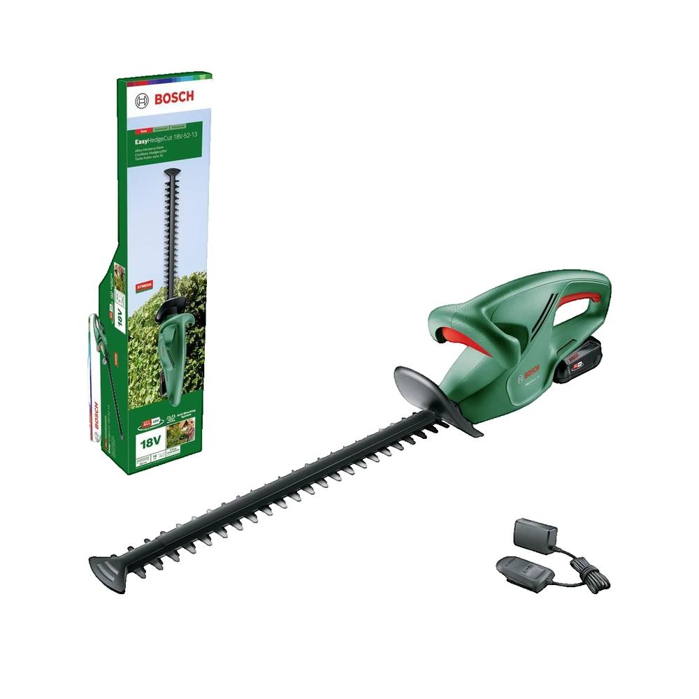 Nożyce do żywopłotu Bosch EasyHedgeCut 18V akumulatorowe ostrze 52 cm bateria litowa