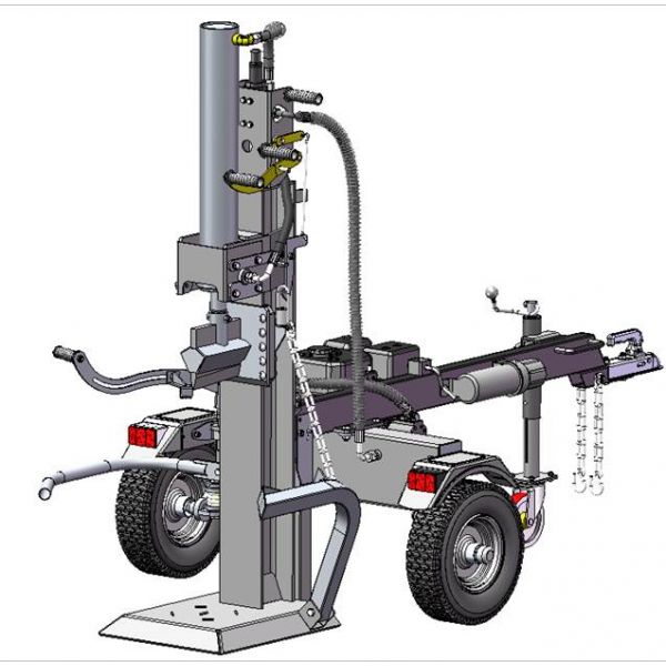 Fendeur de Bûches 22 Tonnes Vertical - Moteur Briggs & Stratton - Tractable - 3